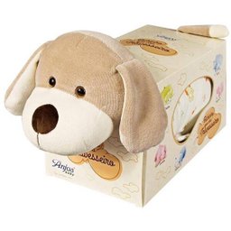 Travesseiro cachorrinho Cacá bege médio - Anjos Baby - 3