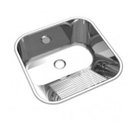 Ver imagem 1 de Tanque monobloco 30L aço INOX 304 Polido CT-40 Luxo MEKAL 400x400x220mm