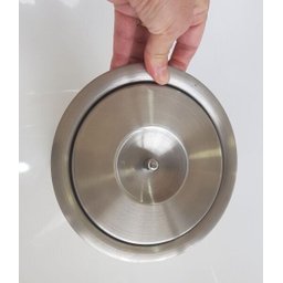 Lixeira Pia Cozinha Embutir No Granito em Inox 3Lt 15x25cm - 2