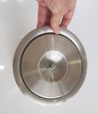 Ver imagem 2 de Lixeira Pia Cozinha Embutir No Granito em Inox 3Lt 15x25cm