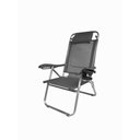 Ver imagem 1 de Cadeira de Praia Alum Up Line Cinza Zaka 120kg 5 Posições