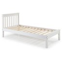 Ver imagem 1 de Cama Solteiro Inglesa em Madeira Maciça Mv Outlet Branco