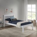 Ver imagem 2 de Cama Solteiro Inglesa em Madeira Maciça Mv Outlet Branco
