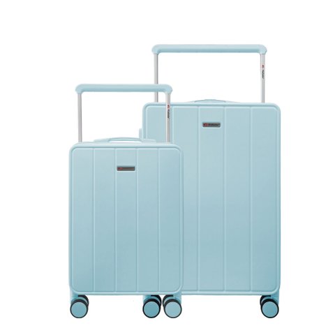 Conjunto Duas Malas de Viagem em Policarbonato - Gladiador Infinity V1pm Cor:turquesa