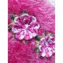 Ver imagem 4 de Tapete de Luxo Crochê Artesanal Branco com Flor