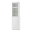 Ver imagem 4 de Estante Armario Organizador Multiuso Malmo 2 Portas Branco
