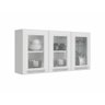 Armario Aéreo com Vidro Cozinhas Itatiaia Luce 3 Portas Branco - 1