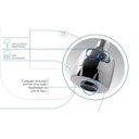 Ver imagem 3 de Misturador Monobloco para Cozinha Com Duchinha de 2 Jatos