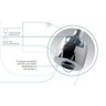 Misturador Monobloco para Cozinha Com Duchinha de 2 Jatos - 3