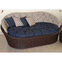 Ver imagem 3 de Big Chaise em Alumínio com Almofadas Impermeáveis para Jardim, Piscina, Área, Lazer e Edícula Trama