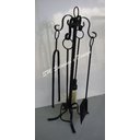 Ver imagem 2 de Ferramentas para Limpeza de Lareira Kit Acessorios em Ferro "S"
