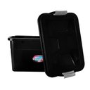 Ver imagem 4 de Caixa Organizadora Multiuso Plástica 30 Litros com Tampa Preta