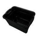 Ver imagem 1 de Caixa Organizadora Multiuso Plástica 30 Litros com Tampa Preta