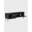 Ver imagem 7 de Rack para TV Dallas 180cm MDF Basculante Grafite On Móveis