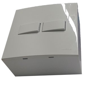 Caixa 4x4 Versatil Sobrepor Branco - 4x4" 2 Interruptor Simples