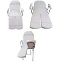 Ver imagem 2 de Kit Cadeira de Podologia Branco Carrinho Exaustor com Tripé Mocho e Brinde Fiscomed Kit para Podolog