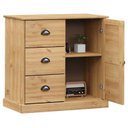 Ver imagem 5 de Buffet 1 Portas 3 Gavetas em Madeira de Pinus Bege/Cera