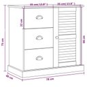 Ver imagem 3 de Buffet 1 Portas 3 Gavetas em Madeira de Pinus Bege/Cera