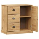 Ver imagem 4 de Buffet 1 Portas 3 Gavetas em Madeira de Pinus Bege/Cera