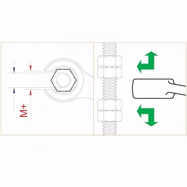 Chave Poligonal Aberta 14x17mm Tramontina PRO - 3