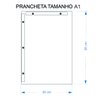 Prancheta Desenho Técnico Arquitetura Engenharia Branco A1 - 4