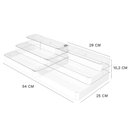Ver imagem 6 de Organizador Multinível Extensível Clear ou 25 X 29-54 X 10,3 Cm Cor:natural