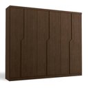 Ver imagem 2 de Guarda-Roupa Casal Kappesber G549 6 Portas de Bater 3 Gavetas e Espelho - Jacarandá