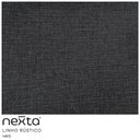 Ver imagem 3 de Sofá Curvo 03 Lugares 180cm Eron Braço Esquerdo Linho Preto Acinzentado - Nexta Casa