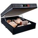 Ver imagem 7 de Cama Box Baú Casal + Colchão Ortopédico Resistente Pró D28 Prime Colchões 138x188x60 Preto