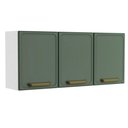 Ver imagem 1 de Armário Aéreo P/ Cozinha Bella C/ 3 Portas 120cm Verde - Bertolini