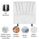 Ver imagem 4 de Cabeceira Casal Queen Size Cama Estofada 160 Cm Lile Suede:branco
