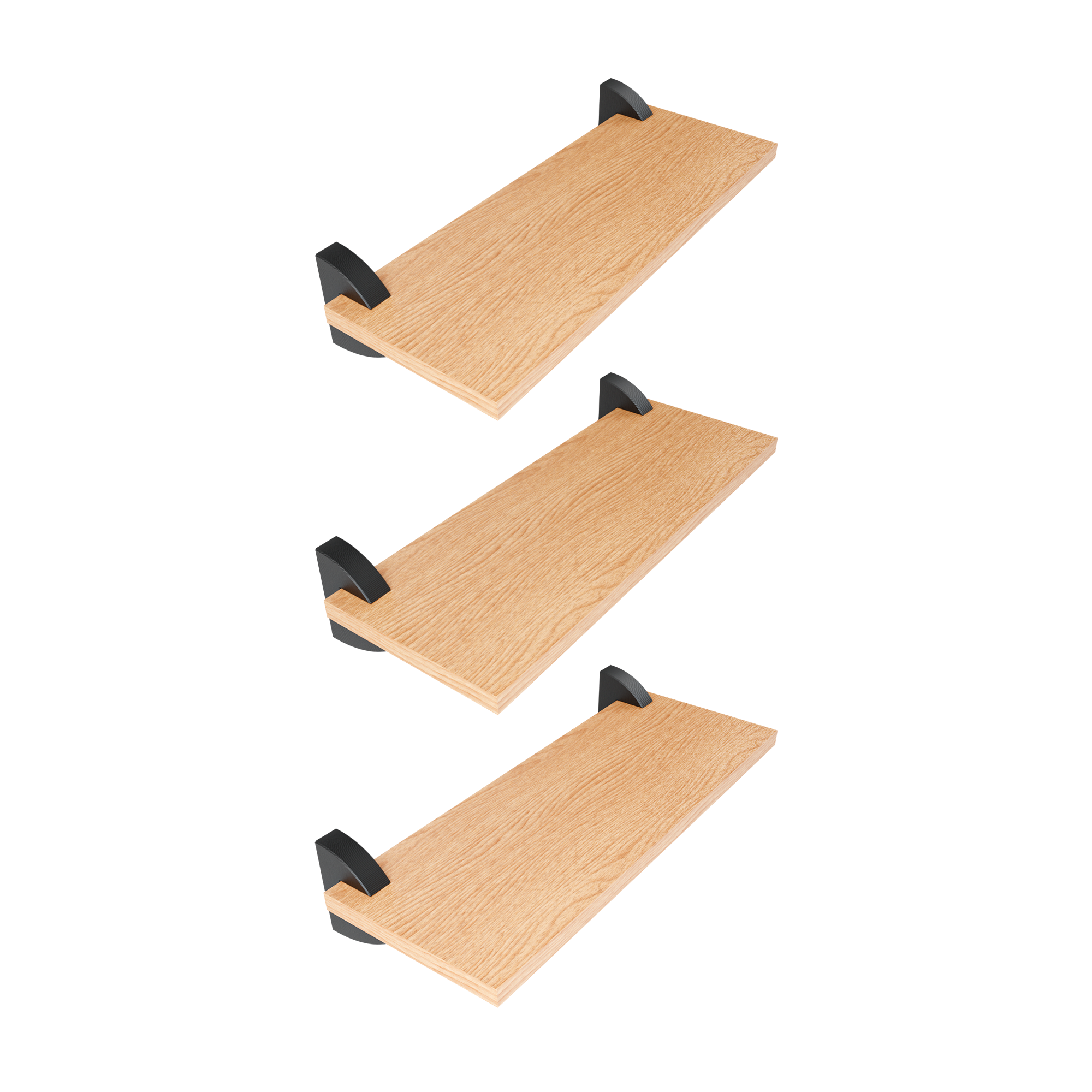 Kit de Prateleiras em Mdf / Elegantes com Suporte Bico 3d – para Sala/cozinha/quarto/área Externa