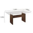 Ver imagem 4 de Conjunto Sala de Jantar Mesa Evidence 4 Cadeiras Classic Cel Móveis