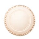 Ver imagem 1 de Prato P/sobremesa de Cristal de Chumbo Coracao Ambar Metaliz