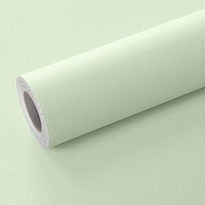 Papel de Parede Adesivo Lavavel Texturizado Linho Verde Claro 500x60cm