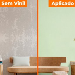 Papel de Parede Adesivo Lavavel Texturizado Linho Verde Claro 500x60cm - 4