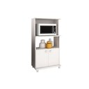 Ver imagem 1 de Balcão Lavanderia Multiuso Bl-3301 C- 2 Portas e 2 Nichos 60cm Branco - Tecno Mobili