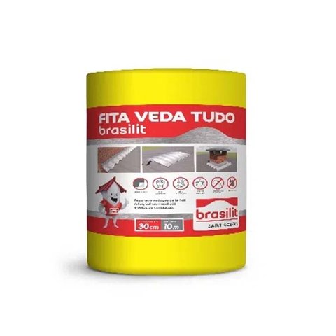 Fita Multiuso Veda Tudo 30cm x 10 Metros Brasilit