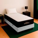 Ver imagem 1 de Cama Box Baú Branco Colchão Orthopedic D33 Vstore 78x188x30