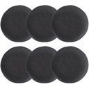 Ver imagem 1 de Jogo 6 Pratos Rasos Orgânicos Preto 26,5cm Cerâmica Stoneware Sushi Sashimi Porto Brasil