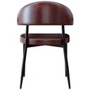 Ver imagem 7 de Cadeira de Jantar Estofada Kit 8 Chloe M25 Sintético Café - Mpozenato