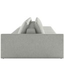 Ver imagem 6 de Sofá Ilha Modular para Sala 432cm com Puff Dublin K01 Linho Cinza - Lyam Decor