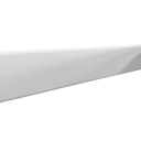Ver imagem 2 de Moldura Roda Meio Ripado Eva Adesivo Saturno 5cmx5mm 10 Mts - Branco