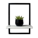 Ver imagem 1 de Nicho Prateleira Quadro Retangular Vertical 40x28 Branco