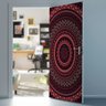 Revestimento de Porta 1,00x2,20m Mandala Vermelha - 1