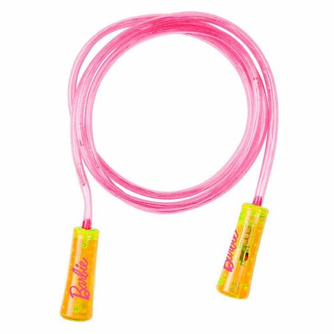 Corda de Pular Infantil com Luzes - Barbie - Fun Divirta-Se