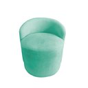Ver imagem 4 de Kit 2 Poltronas Decorativa Yara Orgânica Veludo Acqua