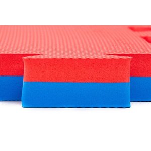 Kit Home Tatame Profissional 9 placas 40mm + Yamamura + azul+vermelho
