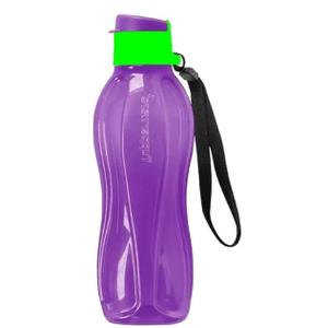 Eco Tupper 500ml Roxa com Tampa Verde Flour e Roxa Tupperware