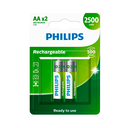 Ver imagem 1 de 02 Pilhas Aa Recarregáveis 2500mah Philips